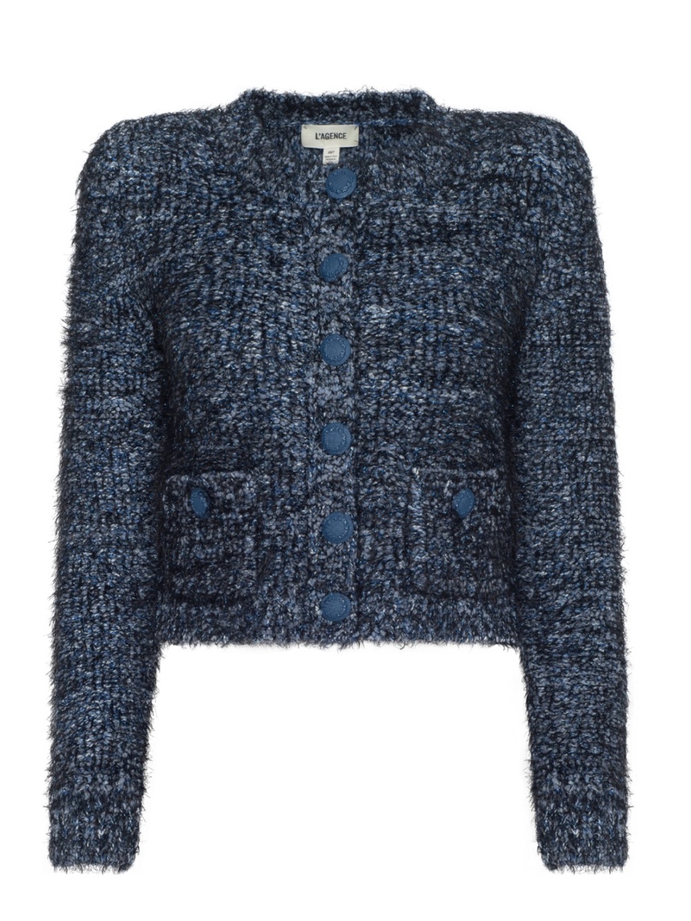 L'Agence Una Navy Multi Cardigan - Picture 4 of 10